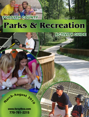 Forsyth County Activity Registration Form
