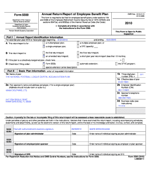 Form 5500 Annual Return/Report