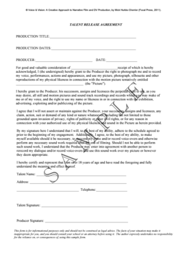 Release order format