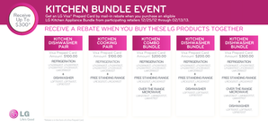LG Kitchen Bundle Rebate Form