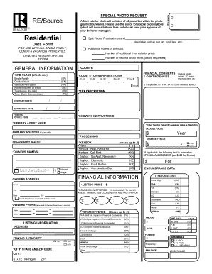 Data input sheet - Michigan For Sale By Owner Flat Fee MLS Listing ...