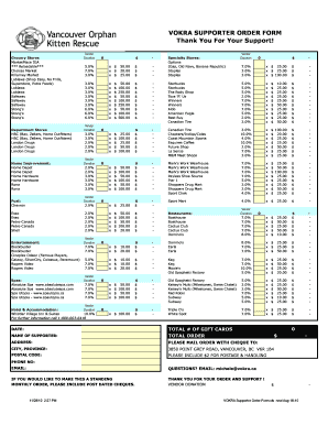 Banana republic catalog request - VOKRA Supporter Order Form.xls