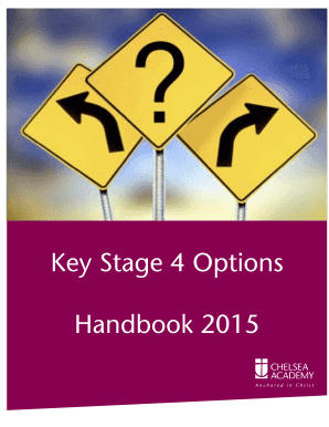 Chelsea Academy Key Stage 4 Options Handbook