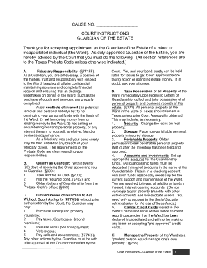 GUARDIAN OF THE ESTATE