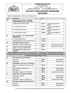 Letter of intent for promotion deped - ACTIVITY APPLICATION ANNEXURE 2015-2016 - walgett nsw gov