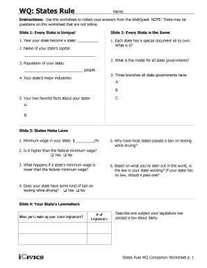 Wq States Rule Answer Key - Fill and Sign Printable Template Online