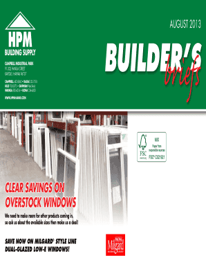 AUGUST 2013 BUILDERS briefs - hpmhawaiicom
