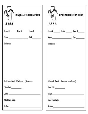 Mental status examination sample - BASSAb DISQUALIFICATION FORM