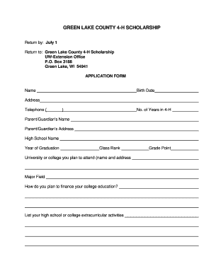 Green Lake County 4-H Leader's Association Meeting Minutes April ...