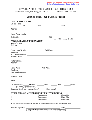 Form preview