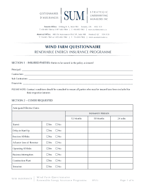 RENEWABLE ENERGY INSURANCE PROGRAMME - suminsurance
