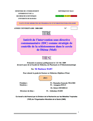 Int r t de l'intervention sous directive communautaire (IDC) comme - keneya