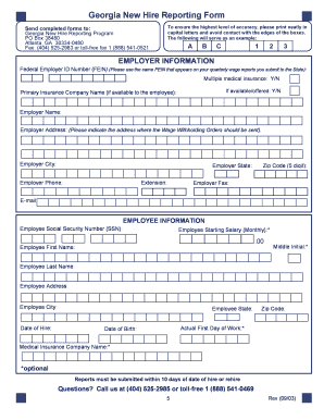 georgia new hire form edit print download fillable templates in georgia new hire reporting form