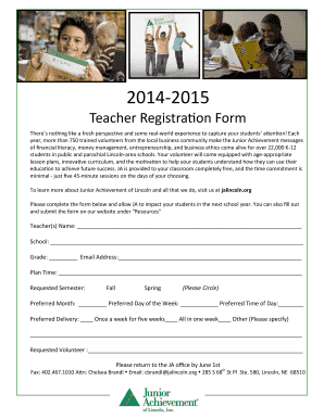 Low resting heart rate - 2015-2016 General Teacher Registration Form - Junior ... - jalincoln