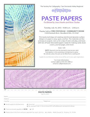 PASTE PAPERS