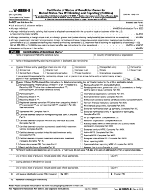 W 8 - how to fill w8 ben e form2016