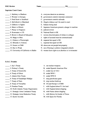 EOC Review Form