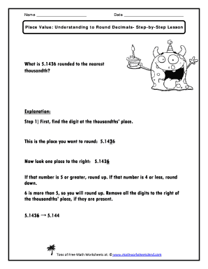 Grade 4 mathematics pdf - Rounding to Thousandths Step-by-step Lesson - Math Worksheets ...