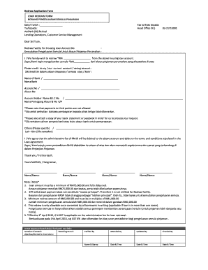 Fillable Online Maybank Maxi Home Loan Redraw Facility Form Fax