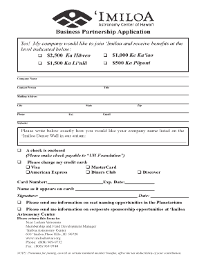 Memorandum of understanding between two partners pdf - Business Partnership Application - imiloahawaiiorg