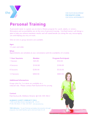 Personal trainer contract pdf - Personal Training 12 - acymcaorg