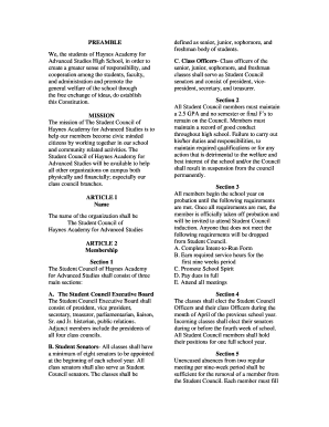 PREAMBLE defined as senior junior sophomore and C Class