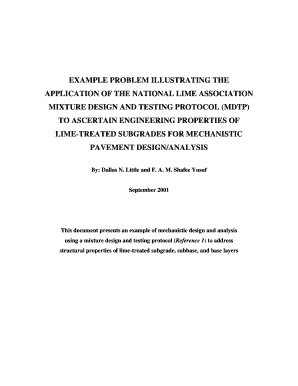 Volume 4 Example Illustrating the MDTP - The National Lime ...