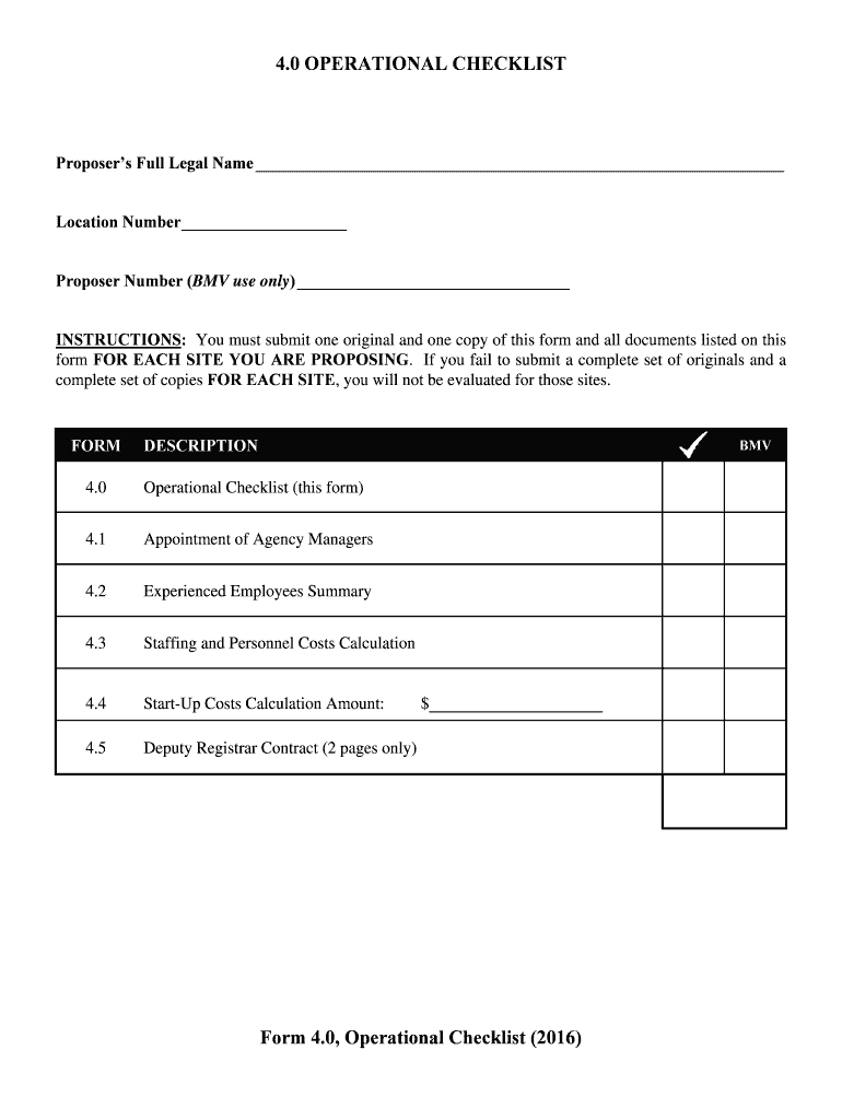 Fillable Online bmv ohio Proposer Number (BMV use only) Fax Email Print