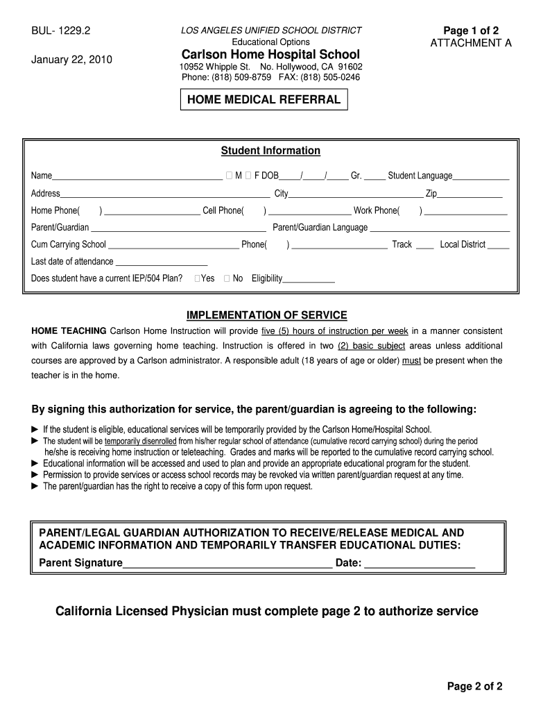 carlson home hospital Preview on Page 1