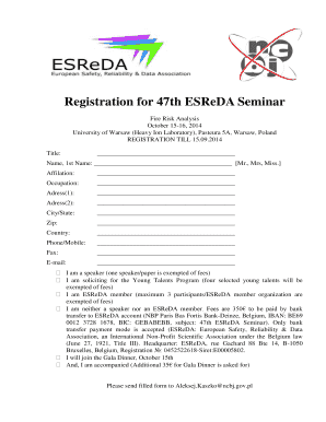 Animal report template 4th grade - Registration for 47th bESReDAb Seminar - esreda