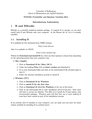 Open lab cakeresume - 1 R and RStudio - niasra - University of Wollongong - niasra uow edu