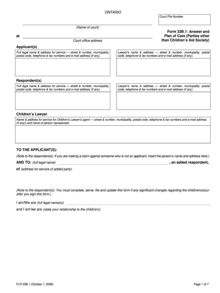 form 33b 1 Preview on Page 1