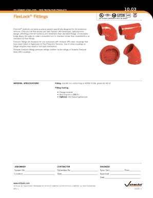 FireLock Fittings 10.03 - Columbia Pipe & Supply Co.