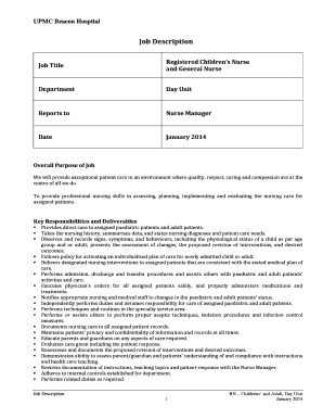 Registered Childrens Nurse - www2 beaconhospital