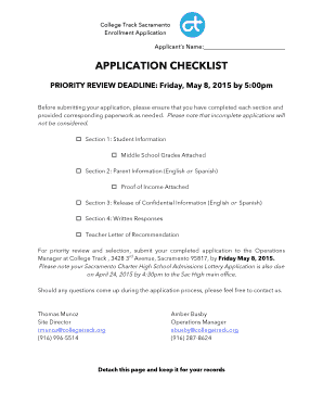 COLLEGE TRACK 15-16 Application - Sutter Middle School - sutter scusd