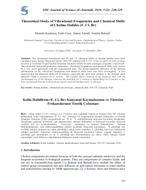 Theoretical Study of Vibrational Frequencies and Chemical - fenbilder sdu edu