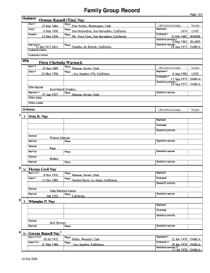 fillable online family group sheet bwhitneyfamilyhistorybbcomb fax