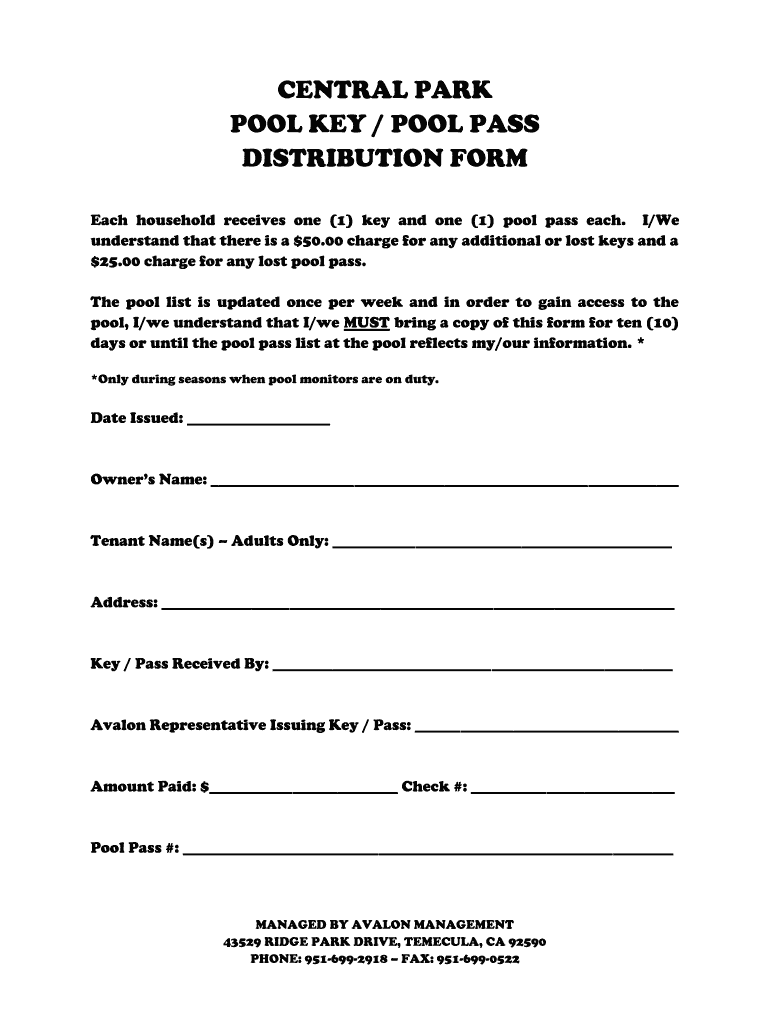 Pool Key Card at Rose Welch blog