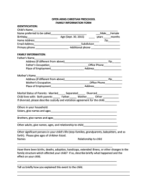 Form preview