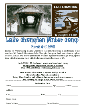 Lake Champion Winter CampLake Champion Winter Camp - pcmorristown