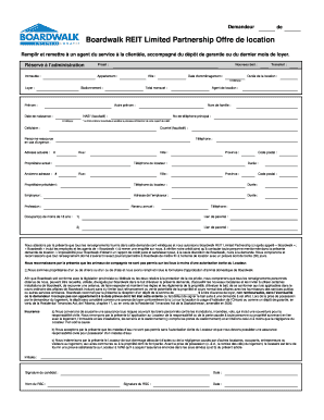 Boardwalk REIT Lease Application