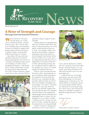A River of Strength and Courage - reelrecovery