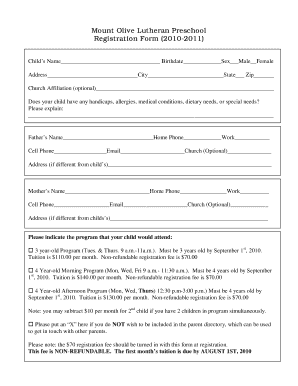 Form preview