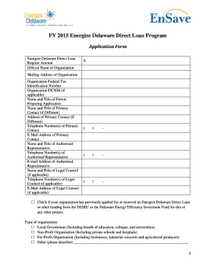 DESEU Direct Loan Application - EnSave