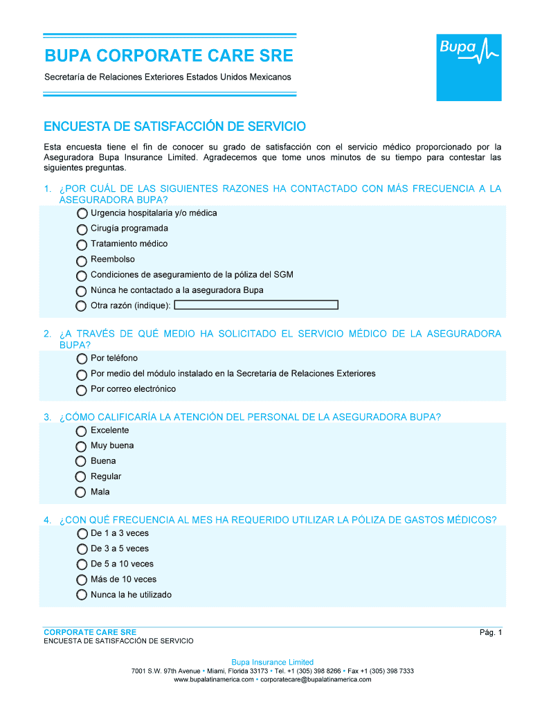 BUPA CORPORATE CARE SRE - bupalatinamericacom Vista previa en la página 1