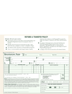 REFUND TRANSFER POLICY - Young Rembrandts