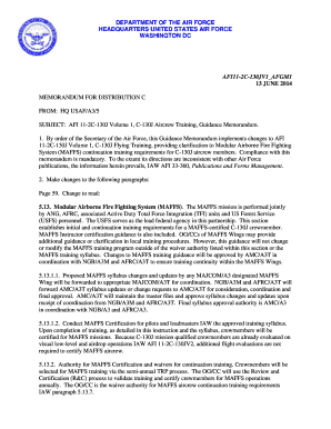 BY ORDER OF THE SECRETARY OF THE AIR FORCE AIR ... - Bits.de