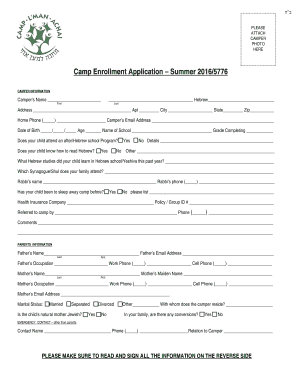 Camp Enrollment Software Summer months 20165776 Fill On the net photo relating to Printable Fill in the Blank Camp Letters referred to as Camp Enrollment Software package Summertime 20165776 Fill On-line