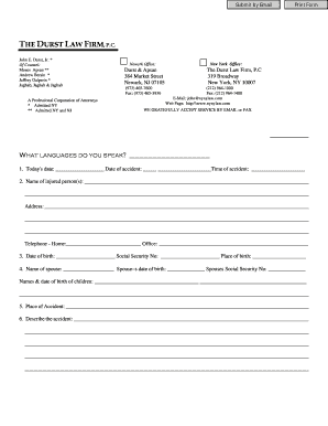 Police report template pdf - Initial Interview Form - john@nynylaw.com