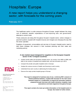 To view/download the sample PDF report - Market Research Reports - msi-marketingresearch co